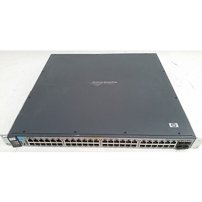 HP (J8693A) E3500-48G-PoE yl 48-Port Gigabit Managed Switch