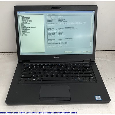 Dell Latitude 5480 14-Inch FHD Intel Core i5 (6200U) 2.30GHz CPU Laptop