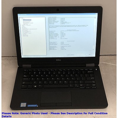 Dell Latitude E7270 12.5-Inch HD Intel Core i5 (6200U) 2.30GHz CPU Laptop