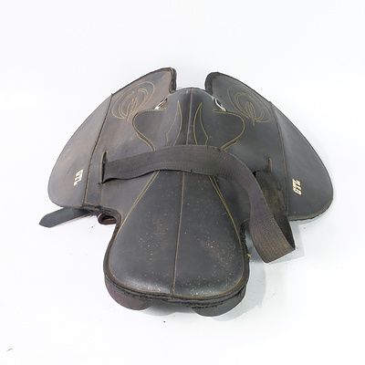 Stubben Charlton Leather Polo Saddle and a GTL Synthetic Track Work Saddle