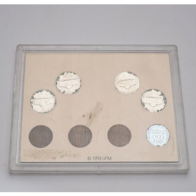 A Case of Eight WWII American Obsolete Coins
