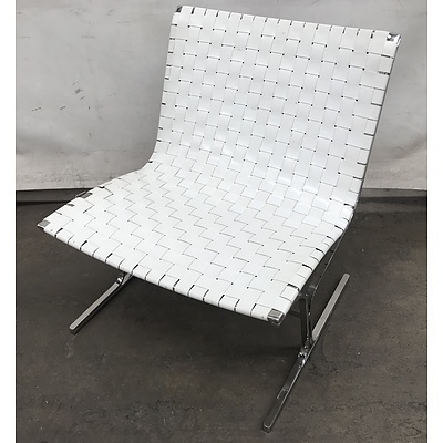 White Contemporary Occasional Chair
