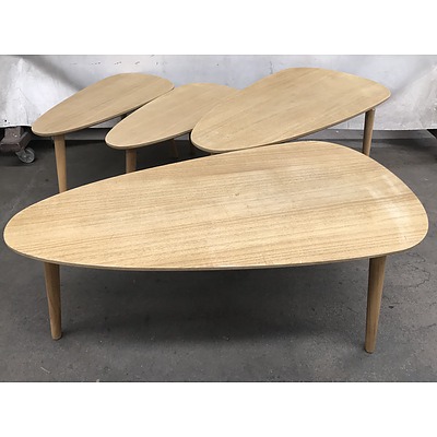 Four Contemporary Side Tables