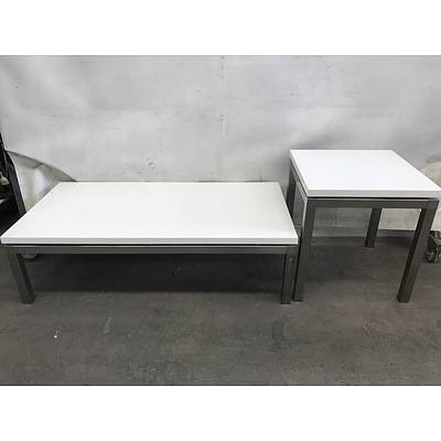 Contemporary Occasional Table and Coffee Table