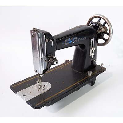 A Berafald Blue Bird C/B Sewing Machine