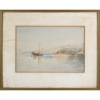 Two Antique Watercolours, One Signed W.J. 1897