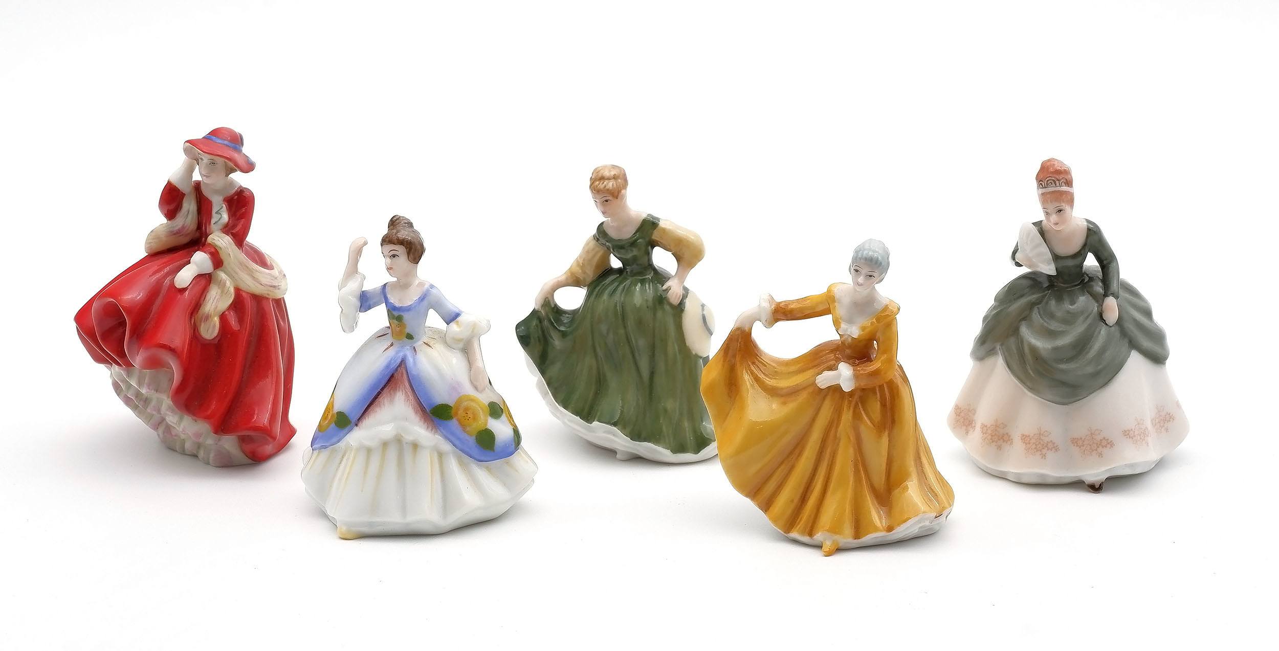 Five Royal Doulton Miniature Figurines Lot 1103170 ALLBIDS