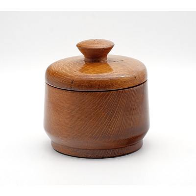 Vintage Australian Silky Oak Lidded Trinket Box