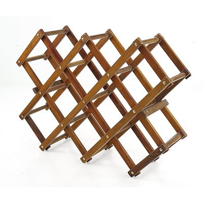 Collapsable Wooden Wine Rack