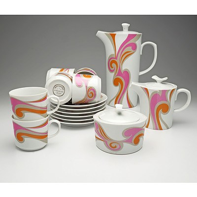 15 Piece Retro Tea and Coffee Set by Independence Porcelain Japan