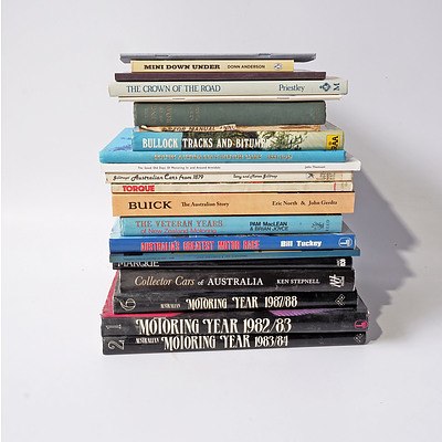 Quantity of Approximately 20 Australian Motoring  Books Including Buick, The Australian Story, South Australian Motor Cars   and More