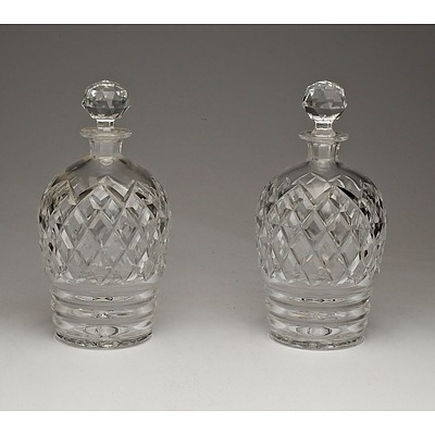 Pair of Crystal Decanters and Stoppers