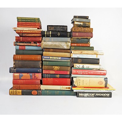 Approximately 55 Vintage and Classic Literature Books Including Walter Scott, Tennyson and more
