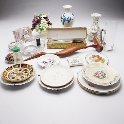 Quantity of Quality Items Including Cloissonne Candle Snuffer, Furstenburg German Porcelain Cake Plate and More