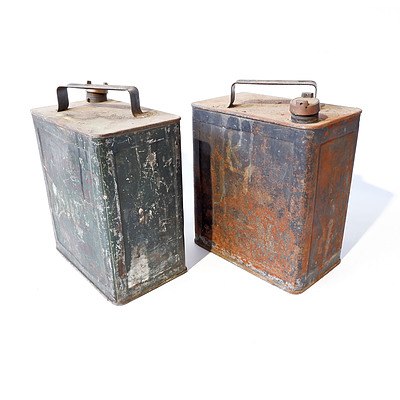 Two Vintage Jerry Cans by Reids of Liverpool