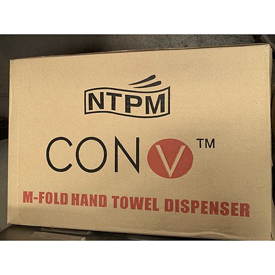 NTPM Con V Paper Towel Dispenser - Lot of 3 - Brand New