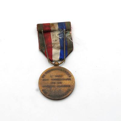 French 60th Anniversary of the Great War 1914 1918 Medal