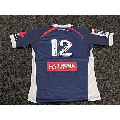 Melbourne Rebels Foundation Jersey - worn by  #12 Bill Meakes