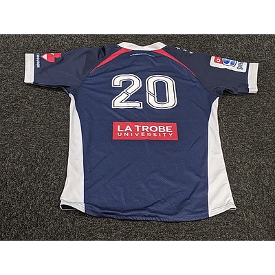 Melbourne Rebels Foundation Jersey - worn by  #20 Rob Leota
