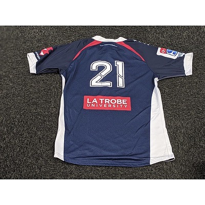 Melbourne Rebels Foundation Jersey - worn by  #21 Angus Cottrell