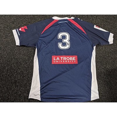 Melbourne Rebels Foundation Jersey - worn by  #3 Ruan Smith