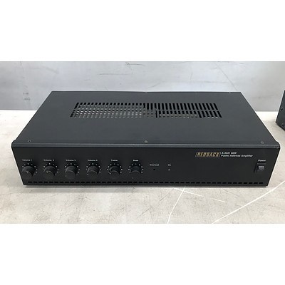 Redback 4 Channel Mixer Amp