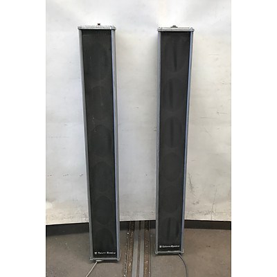 8x Toa Column Speakers Internal/External