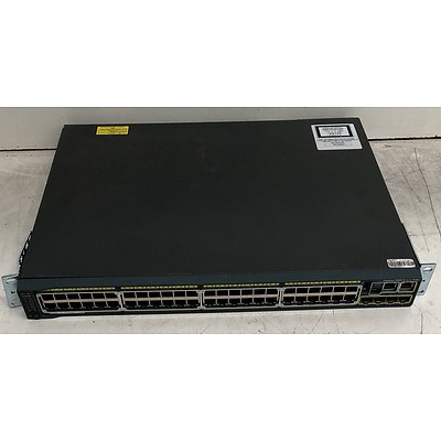 Cisco Catalyst (WS-C2960S-48LPS-L V03) 2960-S Series PoE+ 48-Port Gigabit Managed Switch