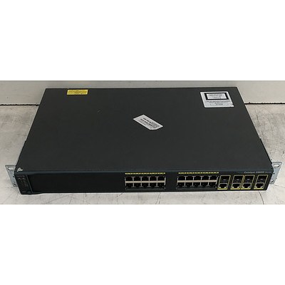 Cisco Catalyst (WS-C2960G-24TC-L V06) 2960G Series 24-Port Gigabit Switch