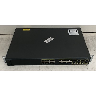 Cisco Catalyst (WS-C2960G-24TC-L V06) 2960G Series 24-Port Gigabit Switch
