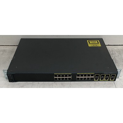 Cisco Catalyst (WS-C2960G-24TC-L V02) 2960G Series 24-Port Gigabit Switch