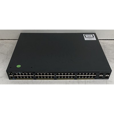 Cisco Catalyst (WS-C2960X-48FPS-L V04) 2960-X Series 48-Port Gigabit Managed Switch
