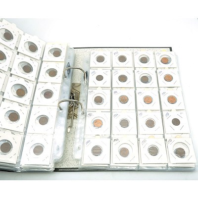 Approximately 320 Australian 1 Cent Pieces 1966-1989