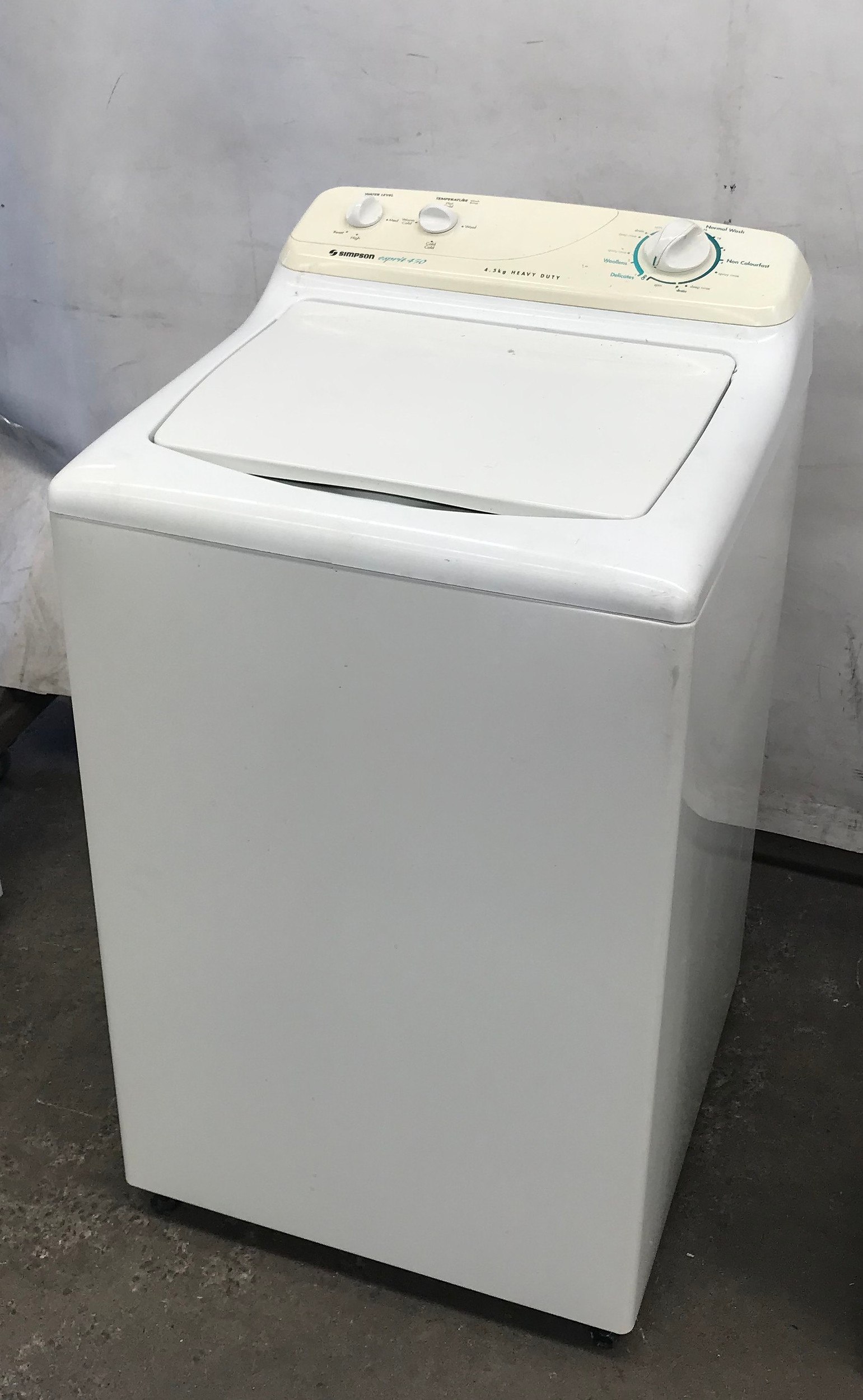 Simpson Esprit 450 Top Loader Washing Lot 1101844 ALLBIDS