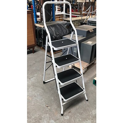 White Step-Ladder