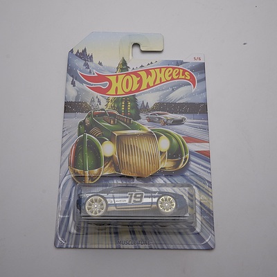 Hot Wheels - (2019) Holiday Hot Rods USA Release - Set of 6 Cars