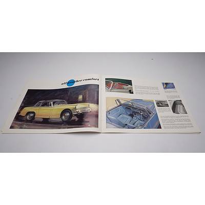 Original Vintage Dealer Catalogue for Austin Healey Sprite Mk III - Stamped Brian Foley Motors C.1965
