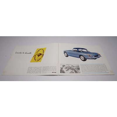 Original Vintage Dealer Catalogue for BMC MG MGB - Stamped Brian Foley Motors C.1965
