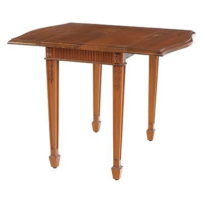 Small Reproduction Regency Style Dropside Table