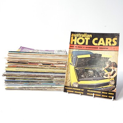 Assorted Australian Car Magazines and More including: Rod Sports, Australian Hot Rod, Australian Hot Cars, Old Motor, Veteran and Vintage and More