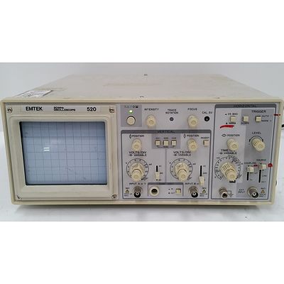 Emtek 520 Dual Channel 20MHz Oscilloscope