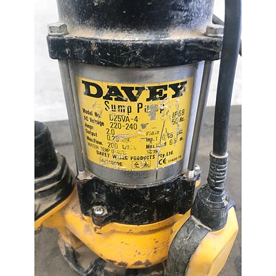 Davey Sump  D25VA-4