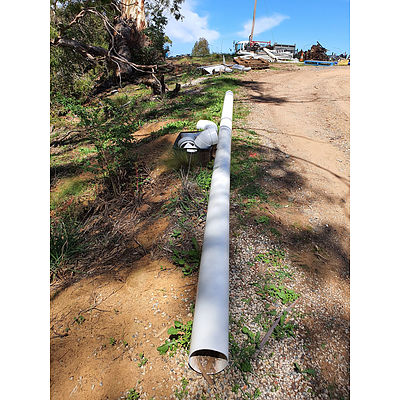 Lot 150 - Large PVC Pipe & Joiners