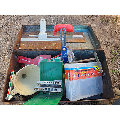 Lot 189 - Tool Chest with Assorted Tools and Hardware