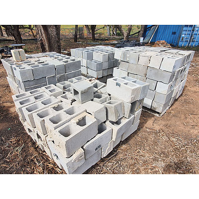 Lot 232 - Concrete Besser Blocks - Lot of 4 Pallets