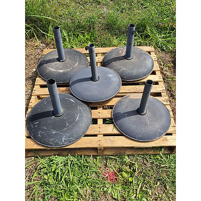 Lot 67 - Weighted Umbrella Bases - Lot of 5