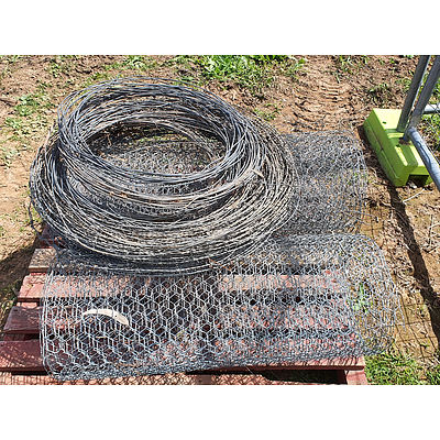 Lot 69 - Pallet of Assorted Fencing Wire
