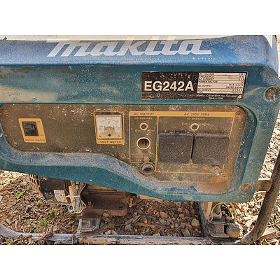 Lot 89 - Makita EG242A Petrol Generator