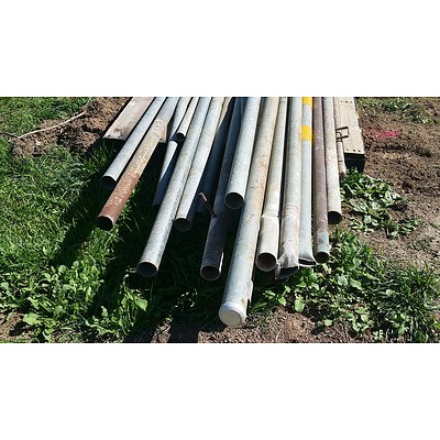 Lot 8 - Pallet of Assorted Steel Poles