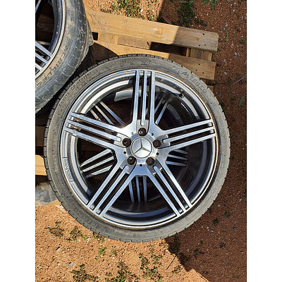 Lot 99 - Mercedes-Benz AMG 19" Wheels - Set of 4